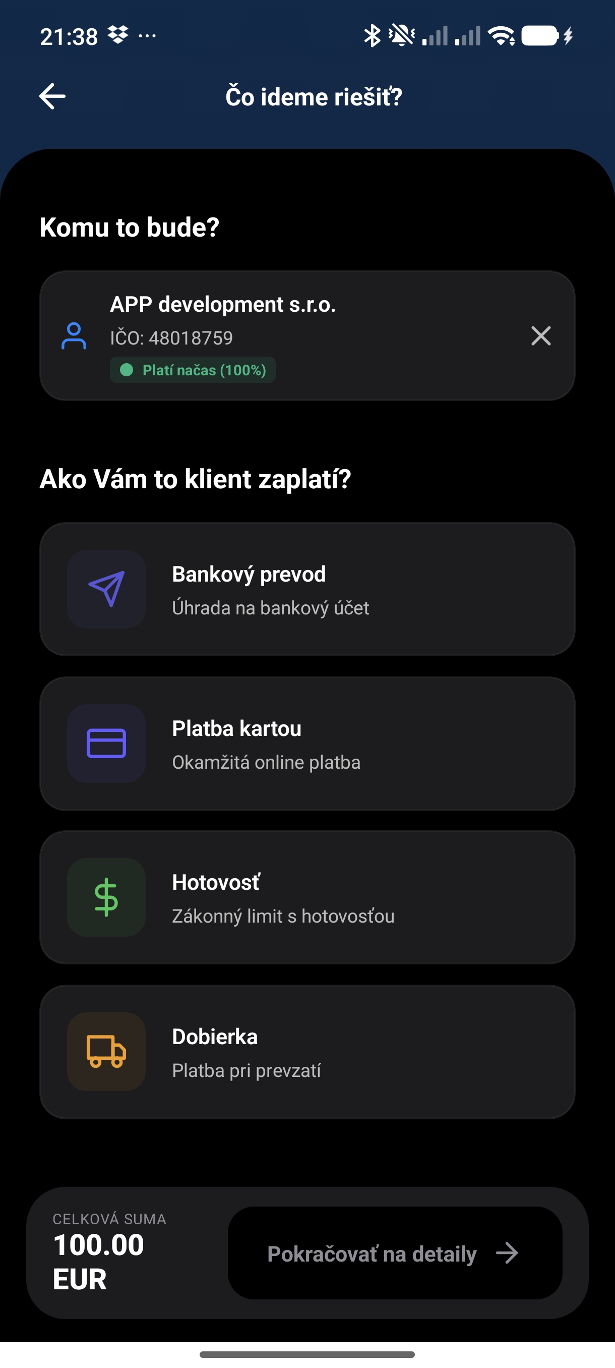 Ukážka eFakturaPRO - krok 4